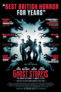 Ghost Stories poster with deliberately misspelt words