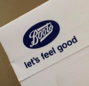 The 'Let's Feel Good' tagline in use on a direct-mail envelope