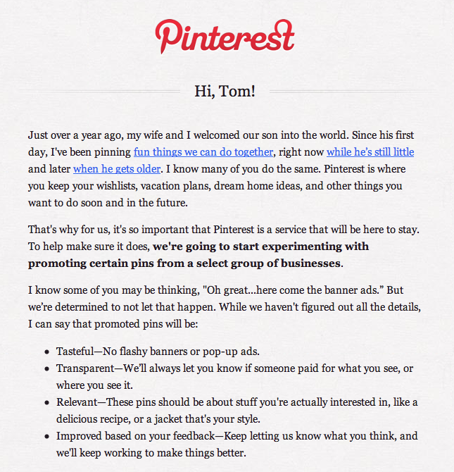 Pinterest email 20 sept