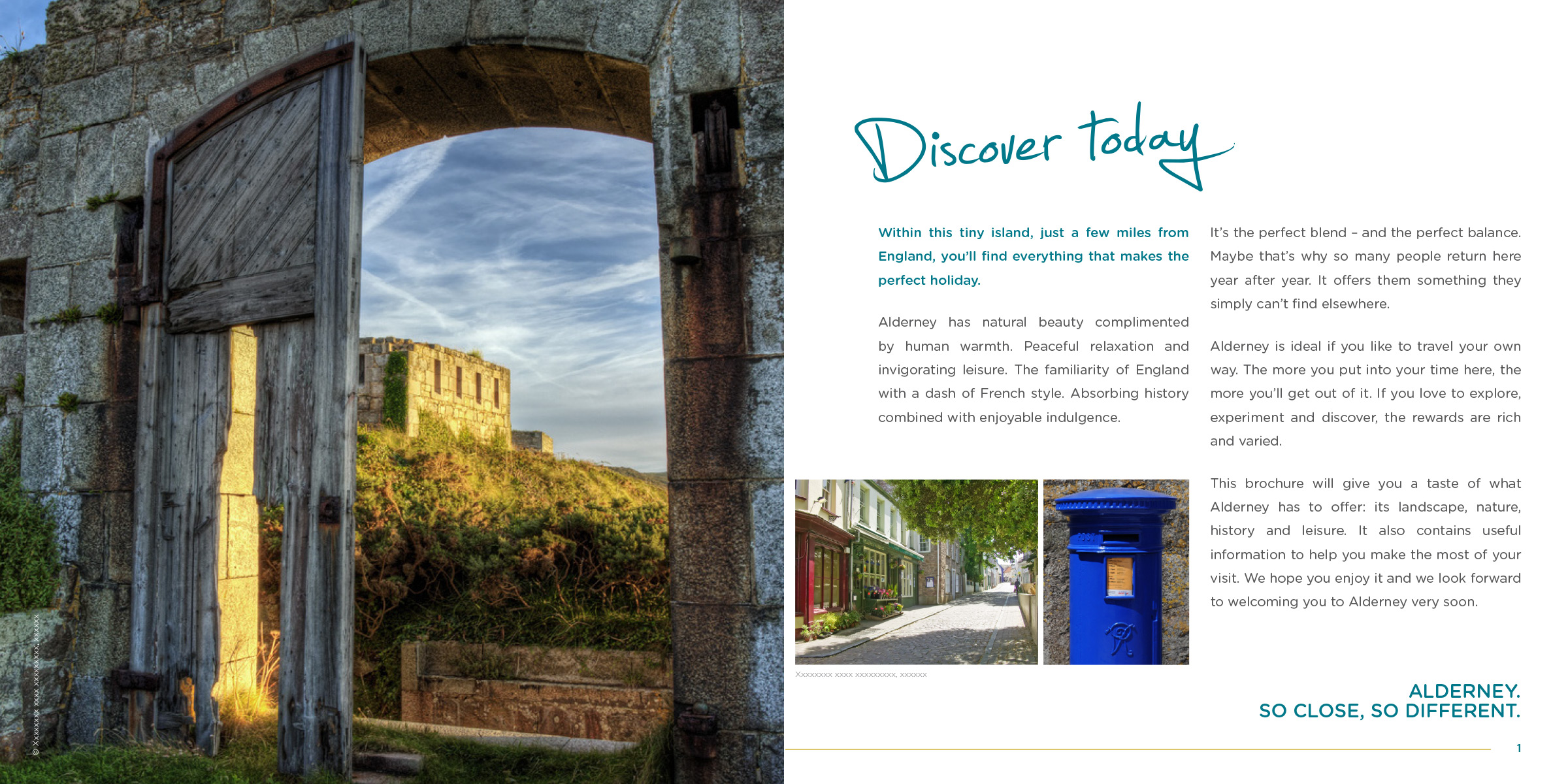 Alderney brochure pages